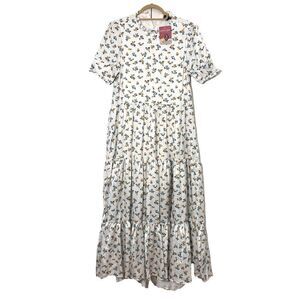 Sister Jane Maxi Dress Size S Floral Tiered Prarie Ruffle Cottage Core NWT